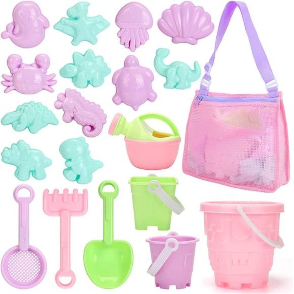 Beach Sand Toys Set Beach Toys for Kids 3-10 Kid Sand Toy with Beach Bucket